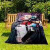 1pc Harley Quinn All-Season Comfort, Outdoor Flannel Blanket - Soft, Warm & Cozy for Naps, Camping & Travel 092