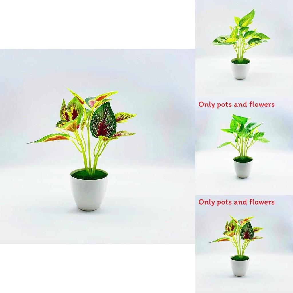 Plush Green Plant Set With Fabric Foliage For Living Room And Gift Ideas