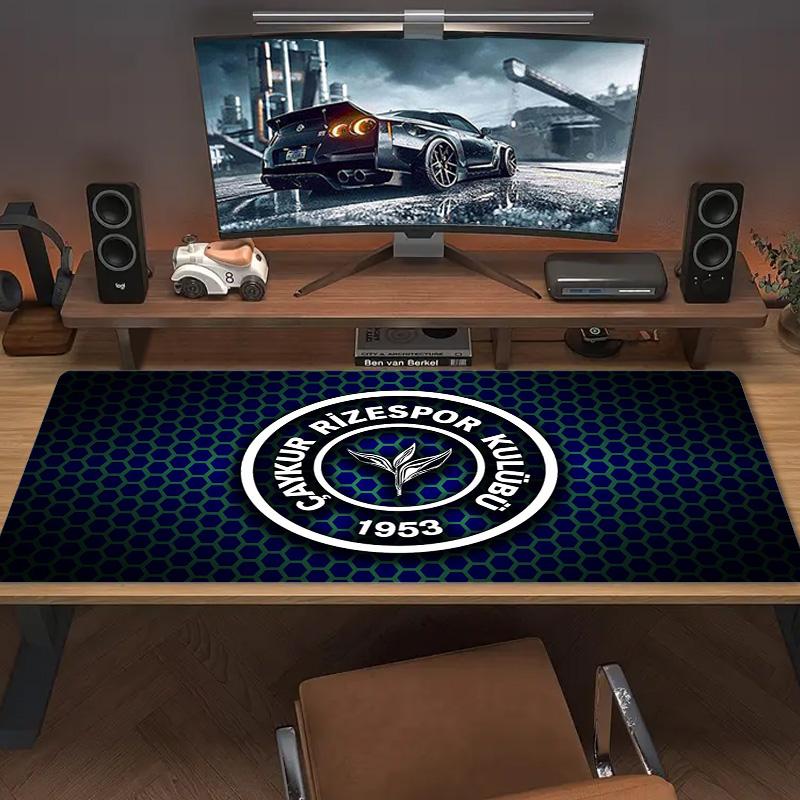 Caykur Rizespor Color Mouse Pad Large Gaming Table Cushion Non-slip Laptop Tablet Big Mousepad XXL Mat Mini PC Playmat With Lock edge