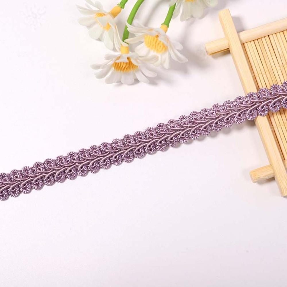 40M Length 1.2cm Wide Bright Hue Lace Trim Color Herringbone Woven Trim Lampshade Ornament