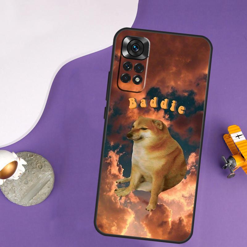Doge Dog Cheems Meme Case For Xiaomi Redmi Note 13 Pro 14 12 9 10 11 Pro 10S 11S 12S Redmi 10C 13C 14C 12C Cover