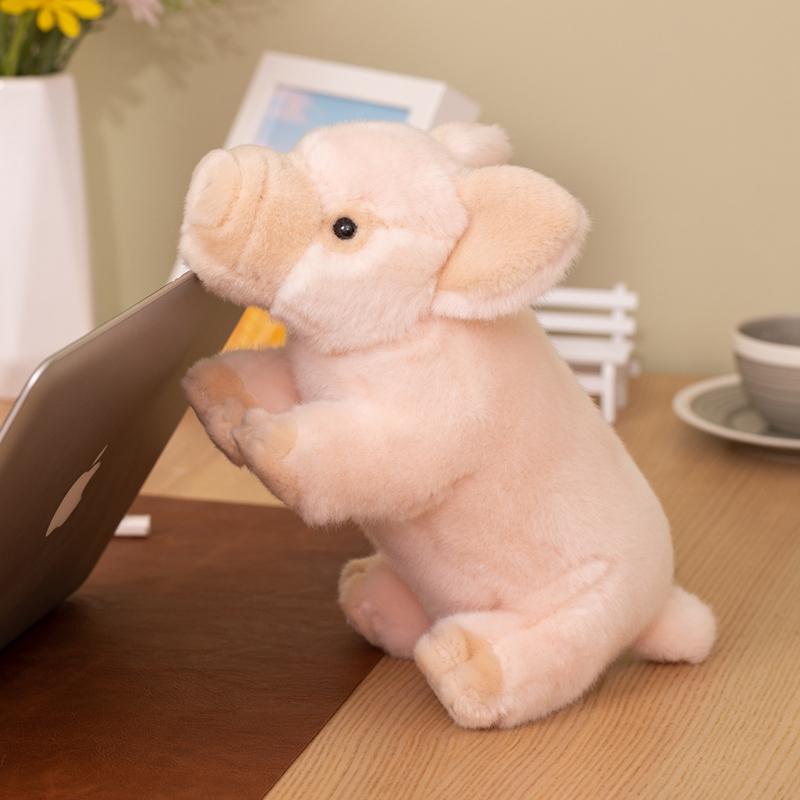 Favorite Toy Unisex Pink 16Cm Lovely Piglet Plush Toys Soft Stuffed Doll Lifelike Pig Toys For Home Decoration Gifts