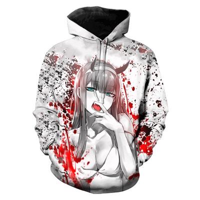 Hanorace de toamnă unisex Hanorace 3D Darling in the FranXX Hanorac anime Bărbați Femei Haine casual Hanorace cu mânecă lungă la modă