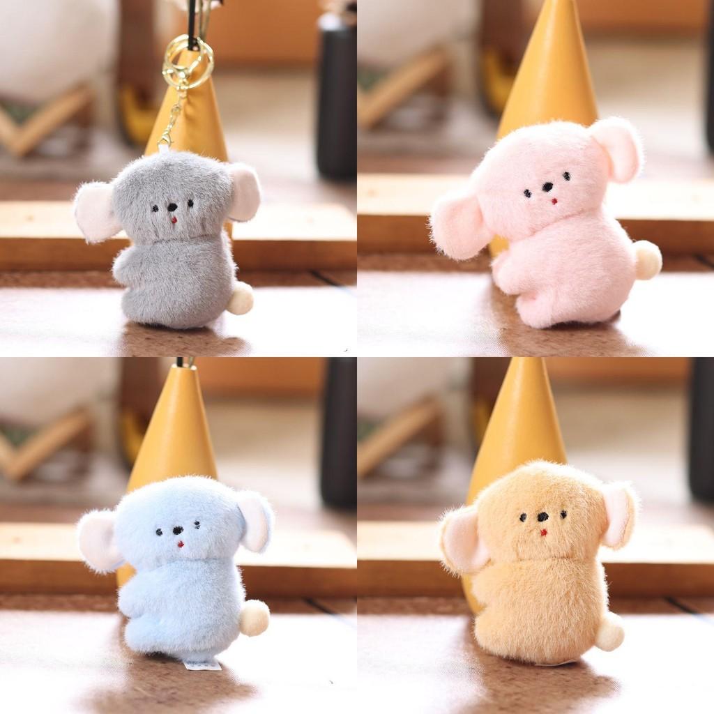 Cute Koala Keychain Plush Toy With Pp Cotton Filling For Bag Decor And Gifts