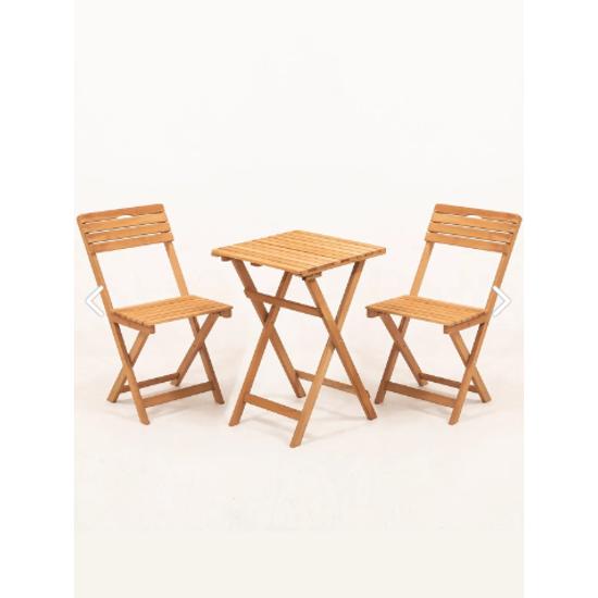 Balkon - Zahrada - Kuchyně 3dílná bistro sada 2 židle 1 stůl