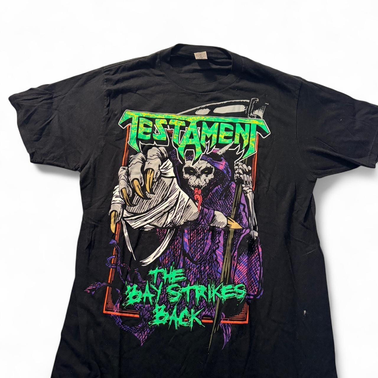 Testament The Bay Strikes Back Short Sleeve 2 sided Graphic T shirt NH27903 XXXL