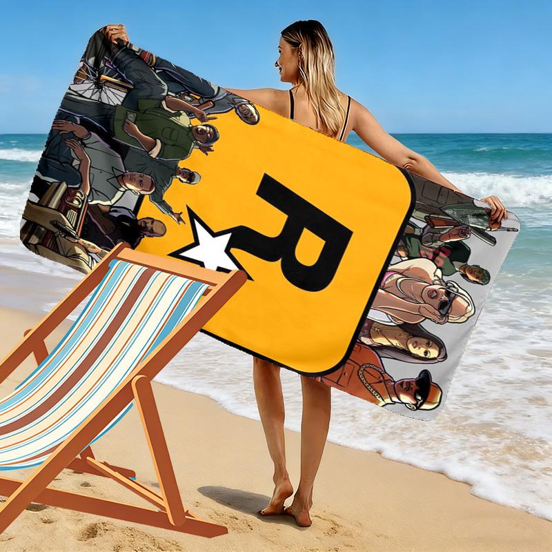 Liberty City Adventures beach towel beach Portable for travel Absorbent bath towel quick-drying swim towel swim beach Fashion