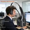 Noise Cancelling Bluetooth-compatible Headset Clear Calls in Noisy Environment Comfortable 8 Hour Battery Service