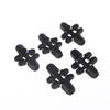 Black 5PCS PE Pipe Connector 1/2 Inch 3 4 6 Way Fittings Leakproof Durable for Drip Irrigation Garden Watering System