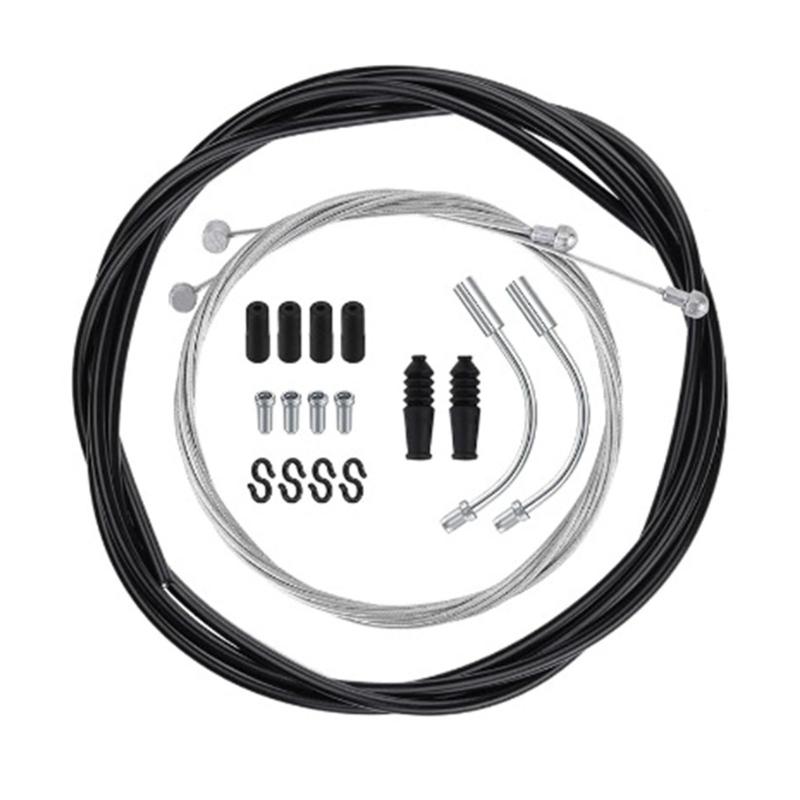 

Heavy Type Bike Brake Wire Housing Quickly Install Brake Cable Replacements for Road Bikes and City Bikes 1