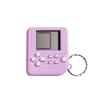 Retro Cube Mini Game Keychain: Handheld Tetris & Tank Game Console