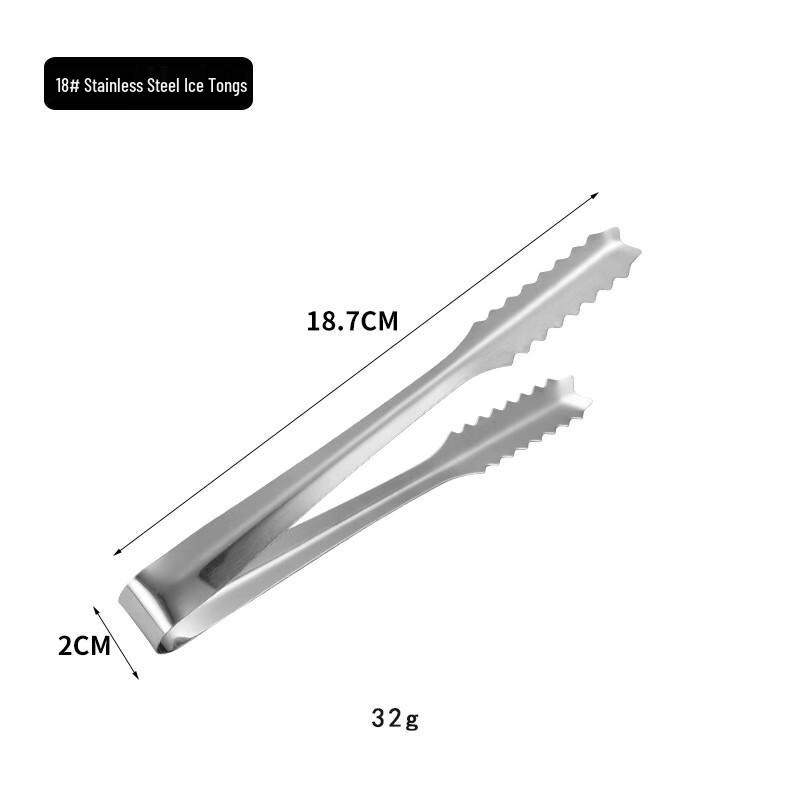 

ZISIZ Stainless Steel Ice Tongs (20-Pack)