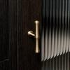 Bamboo Shape Drawer Pulls Solid Brass Wardrobe Handles Cabinet Door Handles  Kitchen Accessories