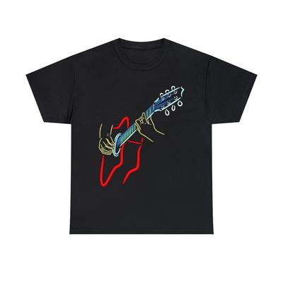 Acoustic Guitar Player Unisex Short Sleeve Tee