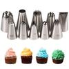Set of 3 Stainless Steel Round and Flower-Shaped Piping Tips for Mont Blanc Pastry Piping, Cake Making Tools, DIY Cake Decorating Tools, Cream Puff Pa