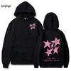 Autumn/winter Hoodie, Autumn Long Sleeved Hooded Sweatshirt, Street Wear, Loose Fitting Pullover Shirt, Casual Black Gray Street Hooded Top