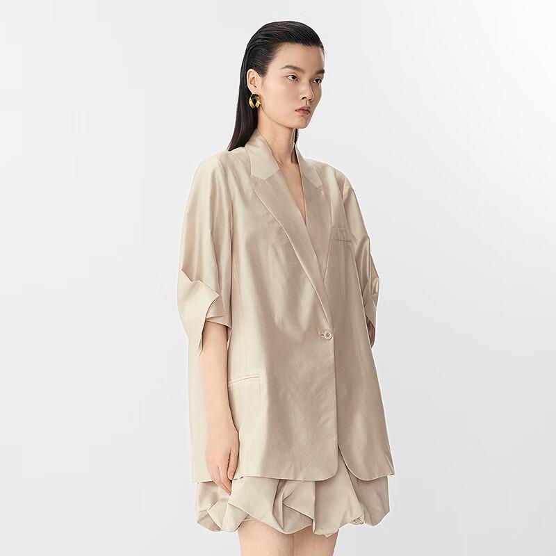 JNBY Loose Casual Mid-Sleeve Suit Jacket