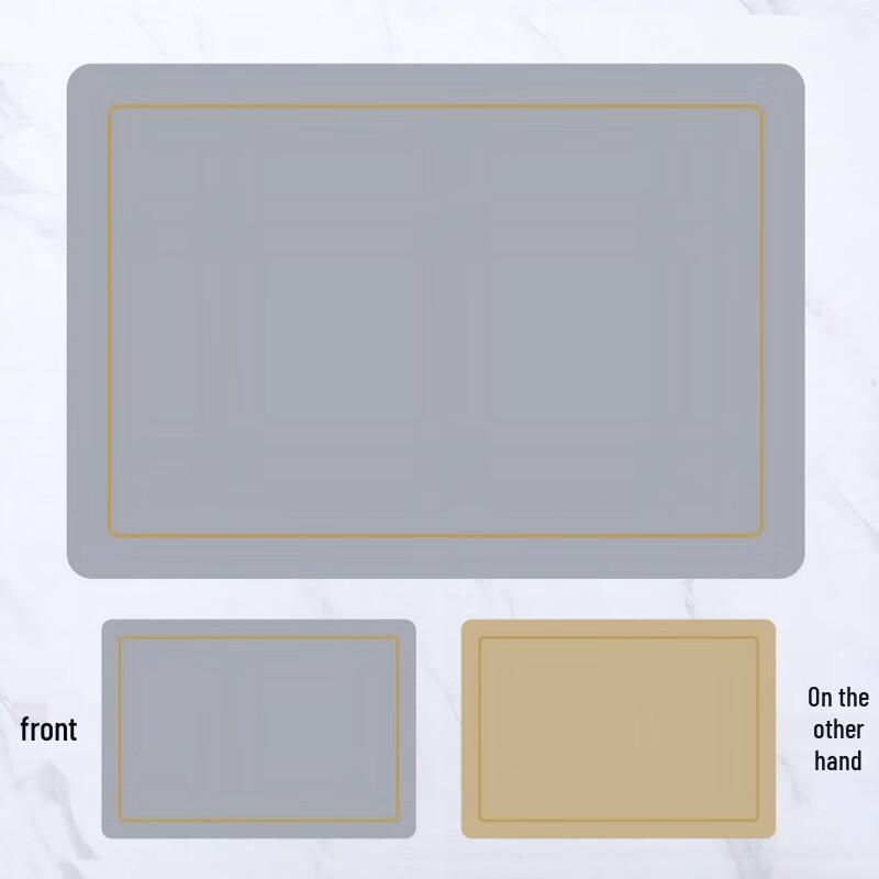 Dirain Luxury Faux Leather Placemat