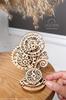 Ugears Steampunk Clock Wooden Puzzle Craft Model No Glue or Tools Required Beginner Level Kids and Adults - - -