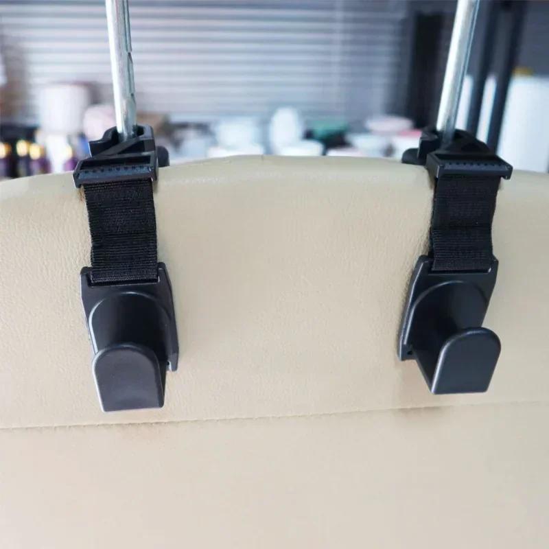 1/2pcs Car Backseat Hook Space Saving Solution Universal Car Back Hook for Shopping Bags & Backpacks