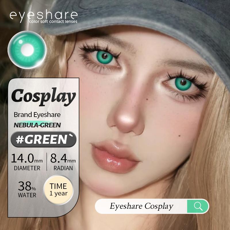 Eyeshare 2 stücke Geist Gelb Auge Farbige Kontaktlinsen Vampire Für Halloween Jährliche Cosplay Kontaktlinsen