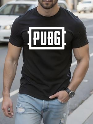 PUBG Grafik T-Shirt Grafik T-Shirt - Schwarz Lässig Rundhals...