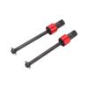 2Pcs RC CVD Drive Shaft High Hardness Durable Stable Easy Assembly CVD Drive Shaft for Traxxas