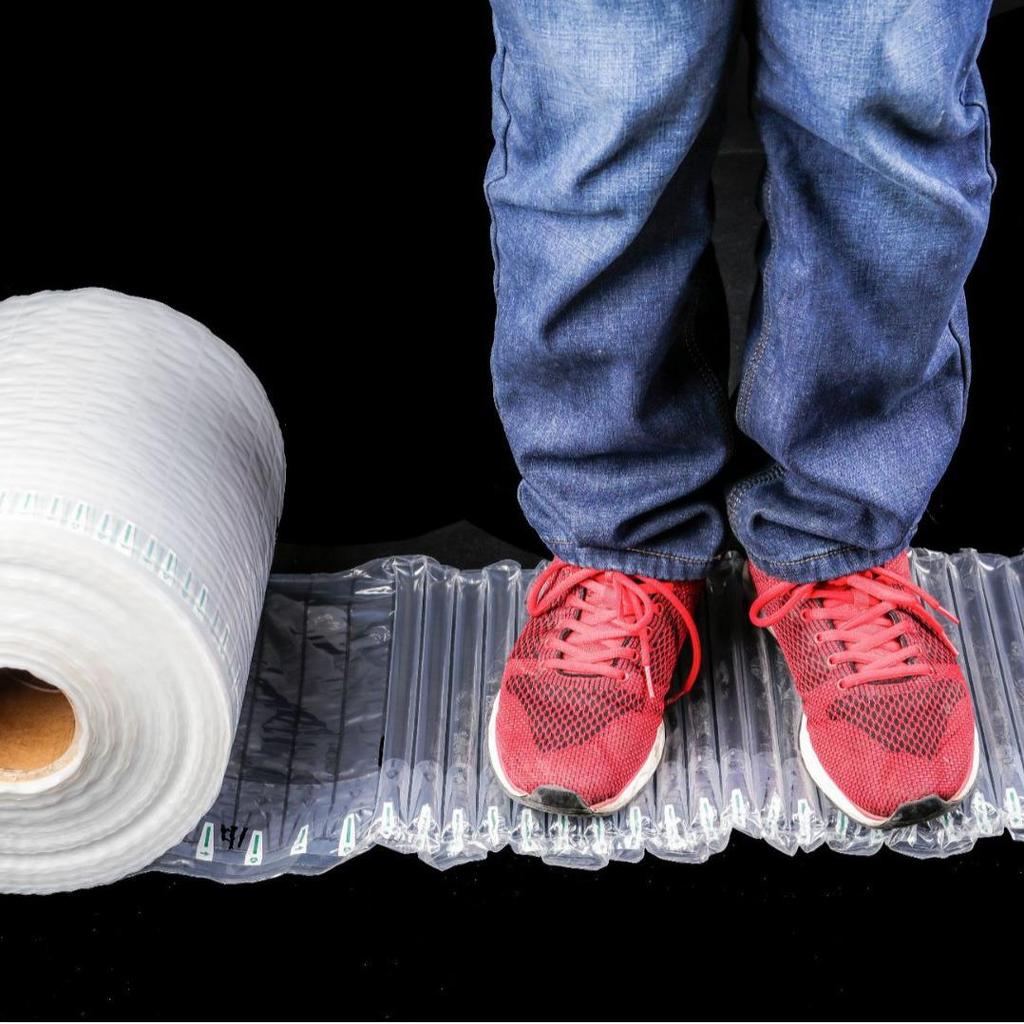 Inflatable Bubble Wrap Roll: 15-55CM Air Column Cushion for Packaging & Anti-Drop Protection