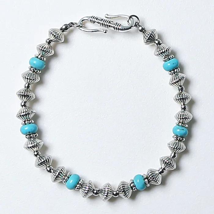 Navajo Turquoise Bead Bracelet