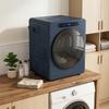 5kg Kondenstrockner, 1000W Kompakter Freistehender Frontlader Wäschetrockner mit Edelstahl-Trommel, Timer, Blau