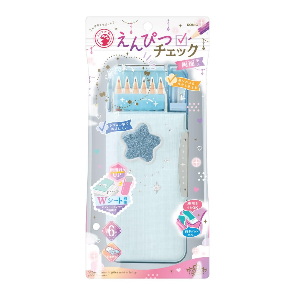 Sonic Creion Creion Creion Sclipici Liana Carcasă Luminoasă, Bifează, Carcasă Față-Verso, Prique, Ukasapo, Tiară, Albastru, FD-1046-LB