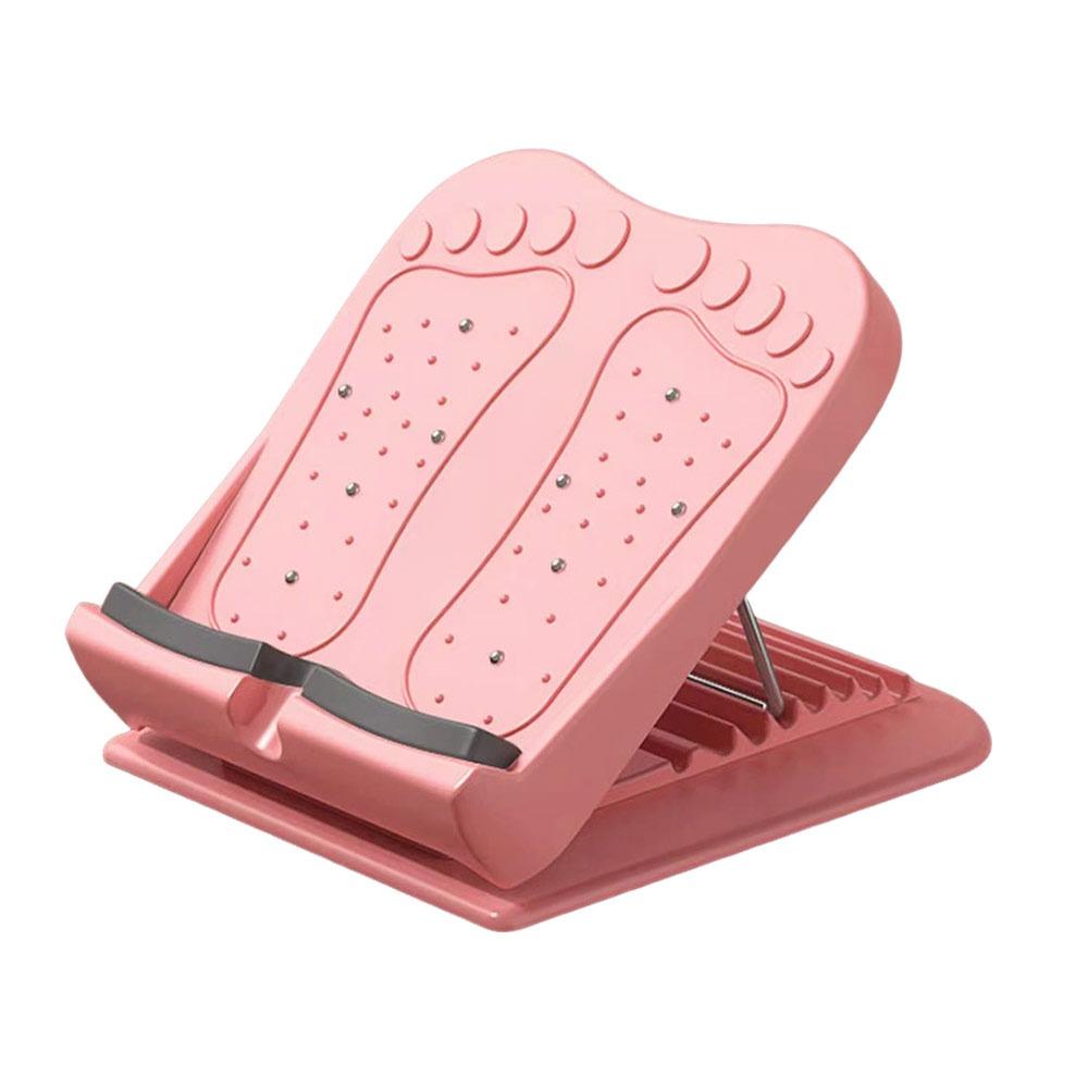 

Регулируемая доска для наклона с прямыми ногами, для формирования ног, растяжки и массажа икр, магнитная доска для растяжки, складная диагональная доска розовый