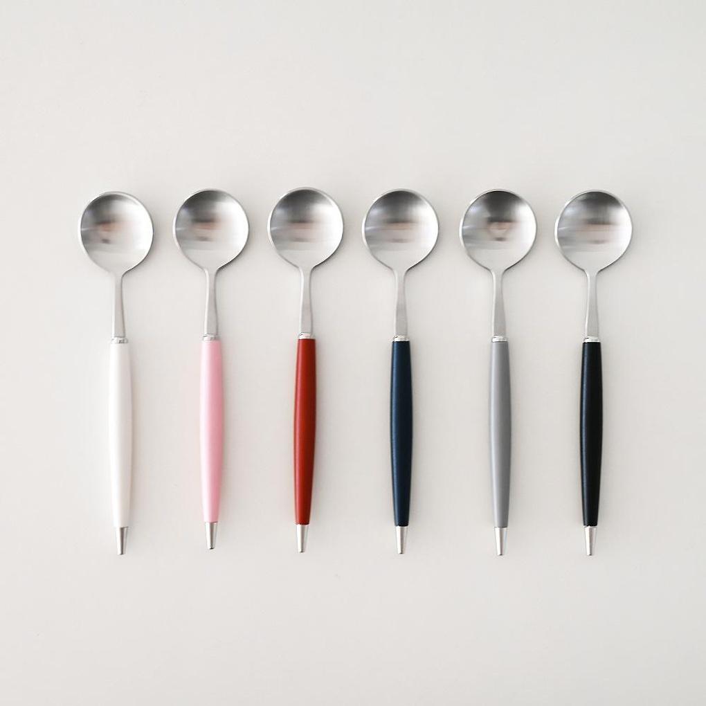 Logan Shatin Dessert Cutlery Set: Spoon, Fork, Chopsticks, and Knife