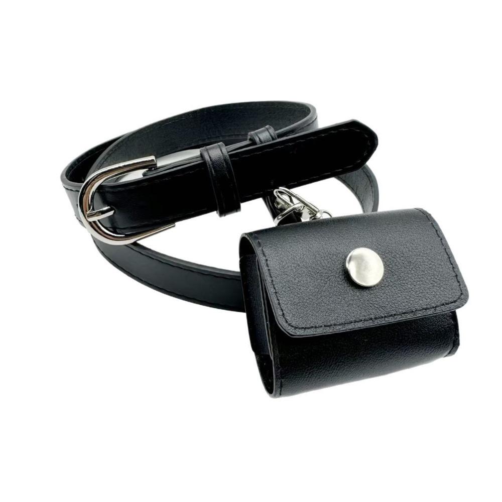 2 In 1 Waist Bag PU Leather Women Belt Bag Detachable Belt With Bag  Ladies