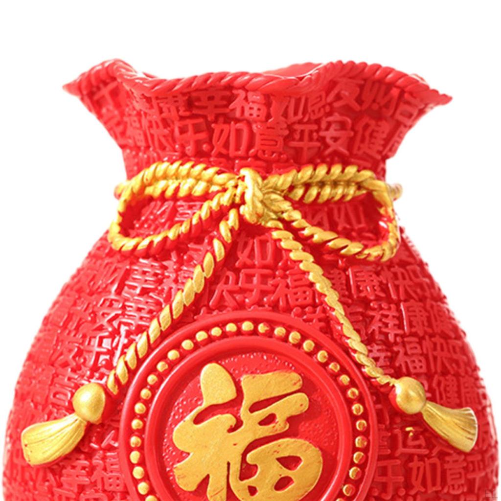 Luxurious Money Bag Decorative Vase - Elegant Home Office Accent