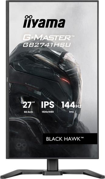 Monitor iiyama g-master gb2741hsu-b1 black hawk 27 fhd ips 1ms 144hz freesync czarny