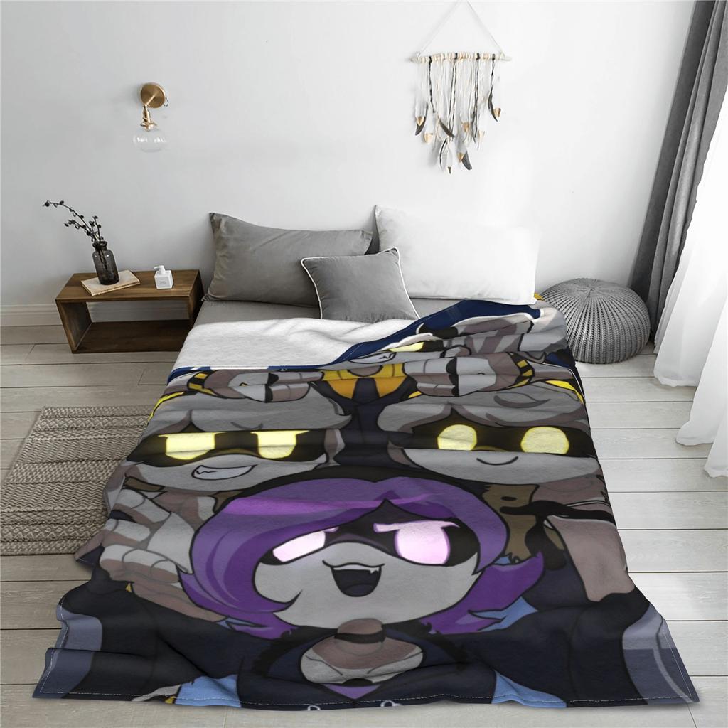 Morddrohnen Decke Flanell Schwarze Komödie Ultra-Weiche Überwurfdecken für Zuhause Couch Schlafzimmer Steppdecke