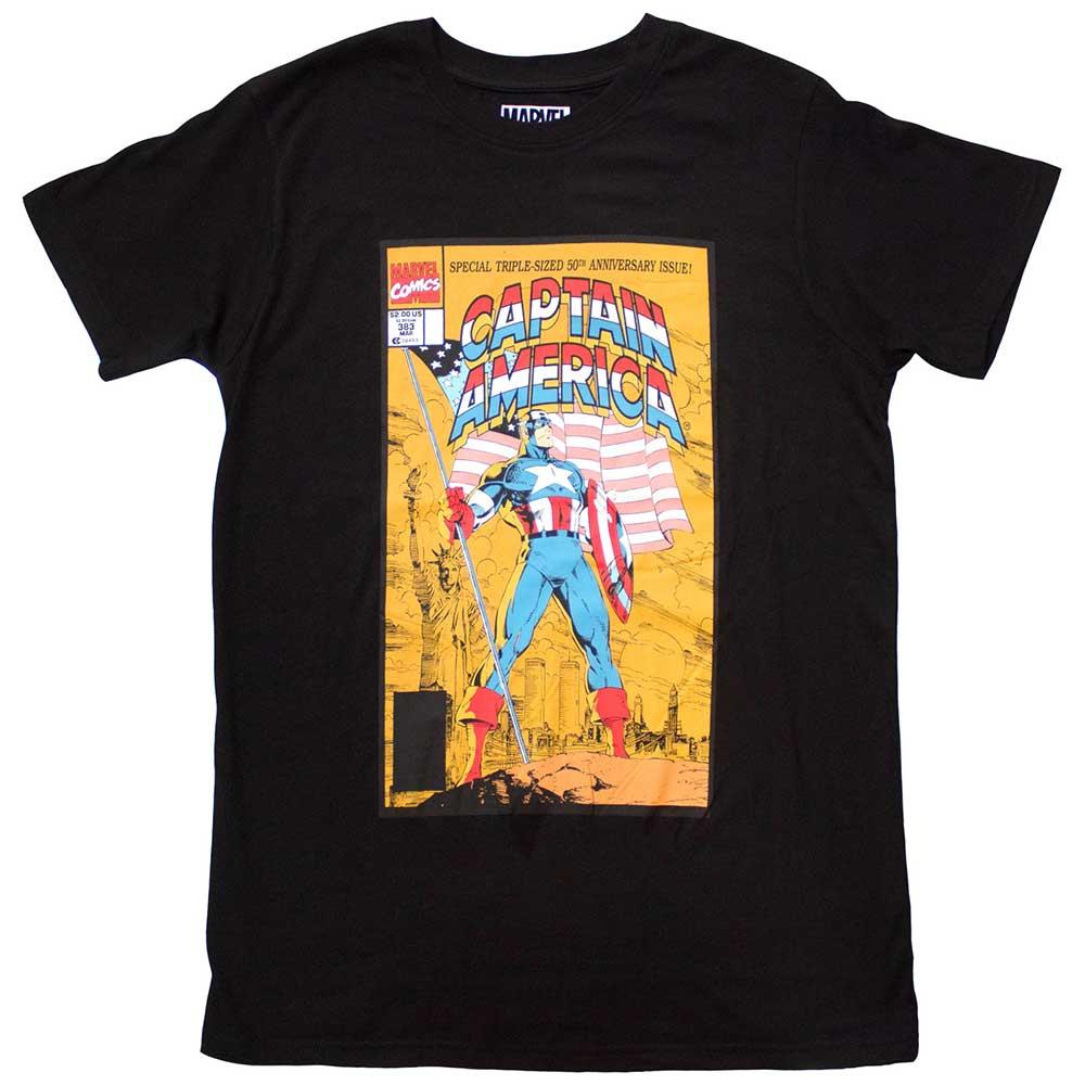 Captain America Unisex 50. Comic Cover T-skjorte for voksne