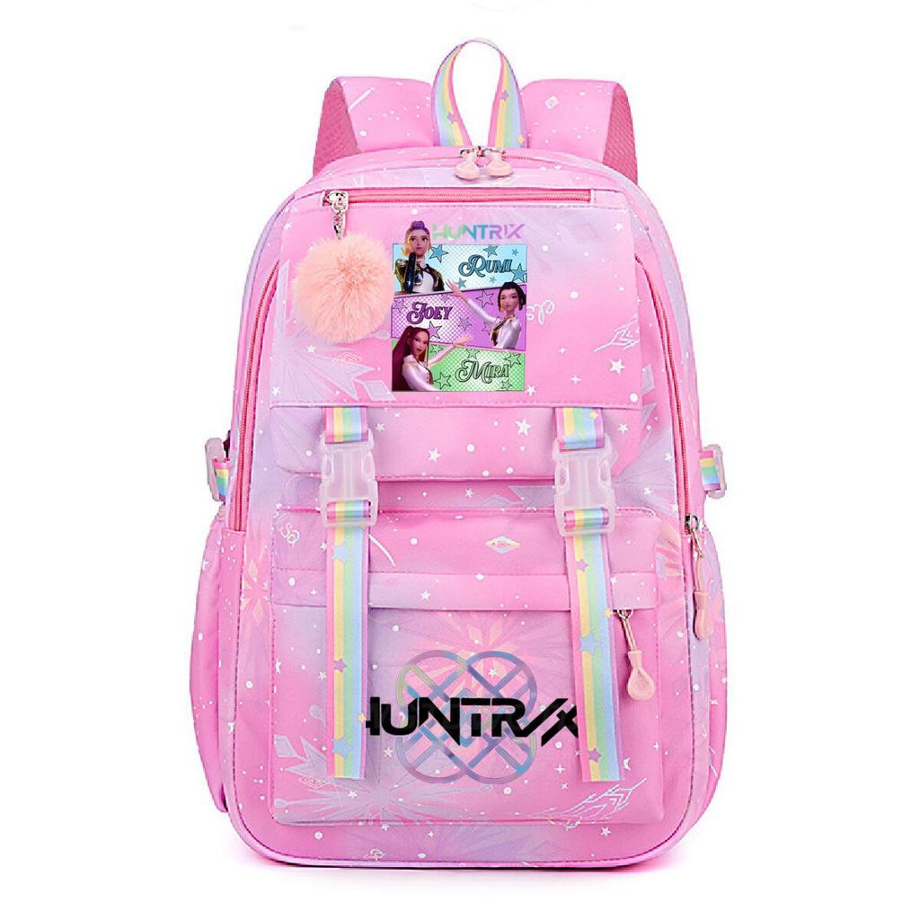 Animation Cartoon Peripheral Printing Korean Version Trend Burden Reduction Backpack Large Capacity Student Leisure Bag