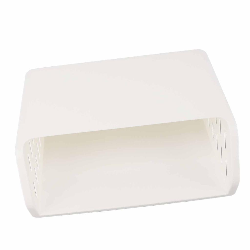 Under Cabinet Shelf Organizer Hollow Bevel Type Adhesive Mount Hanging Storage Box for Home