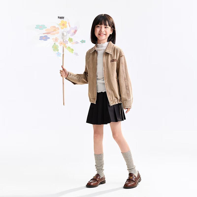 Annil Kids Unisex Faux Denim Jacket