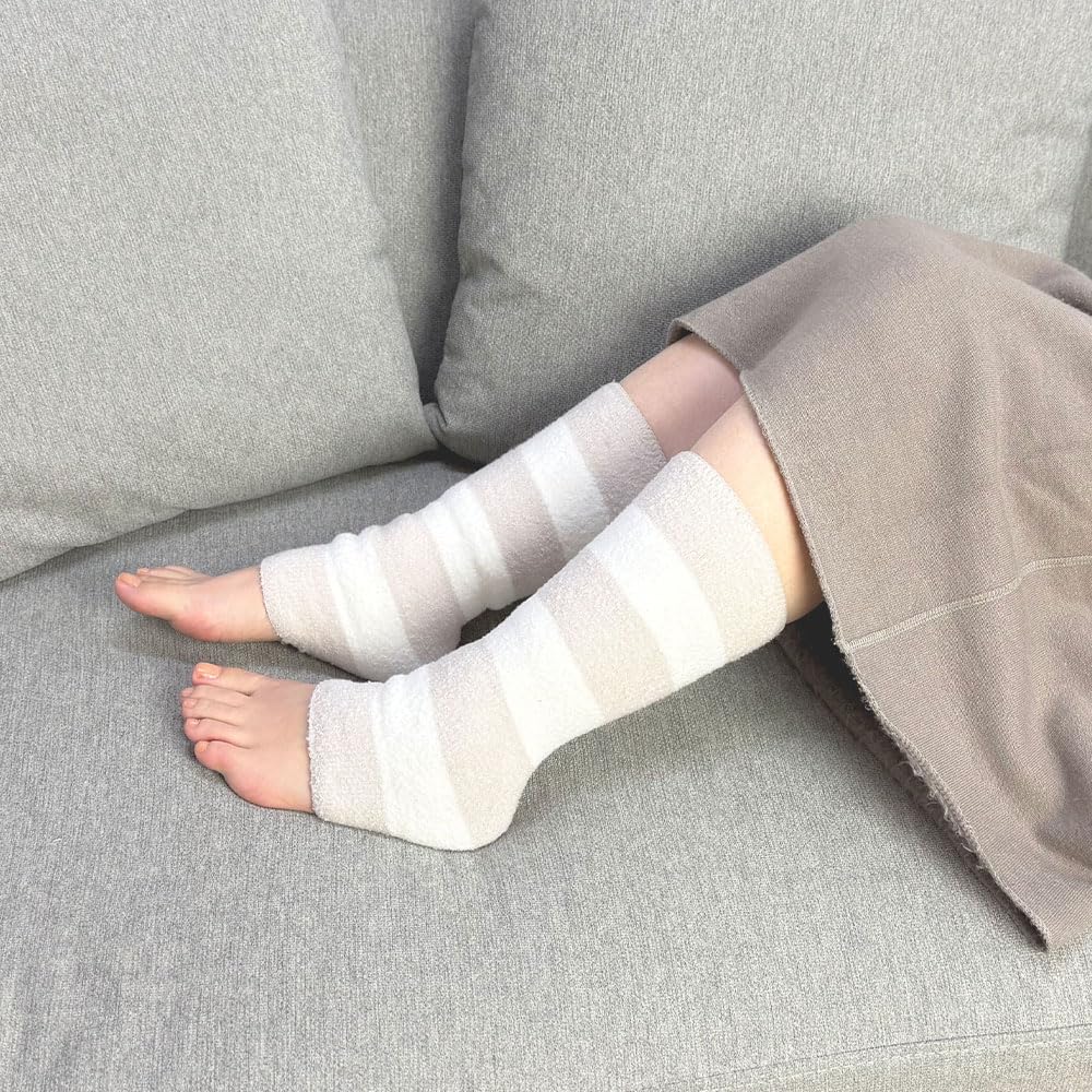 Mochihada Leg Keeps You Made In Marshmallow Leg Warmers One Size Fits Warmers, Fleece-Lined, Warm, Warm, Japan, Women's (Pink, All)