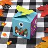 Cookie Packaging Containers Cute Halloween Treat Boxes Party Candy Boxes for Goodie Snack Foldable Cardboard Gift Packaging Small Container