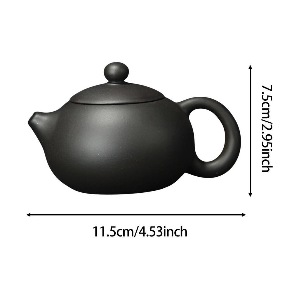 Zisha Teapot Traditional Crafted Tea Maker with Tea Infuser Clay Teapot Handmade Kettle Tea Pot Kung Fu Teaware Antique Teapot
