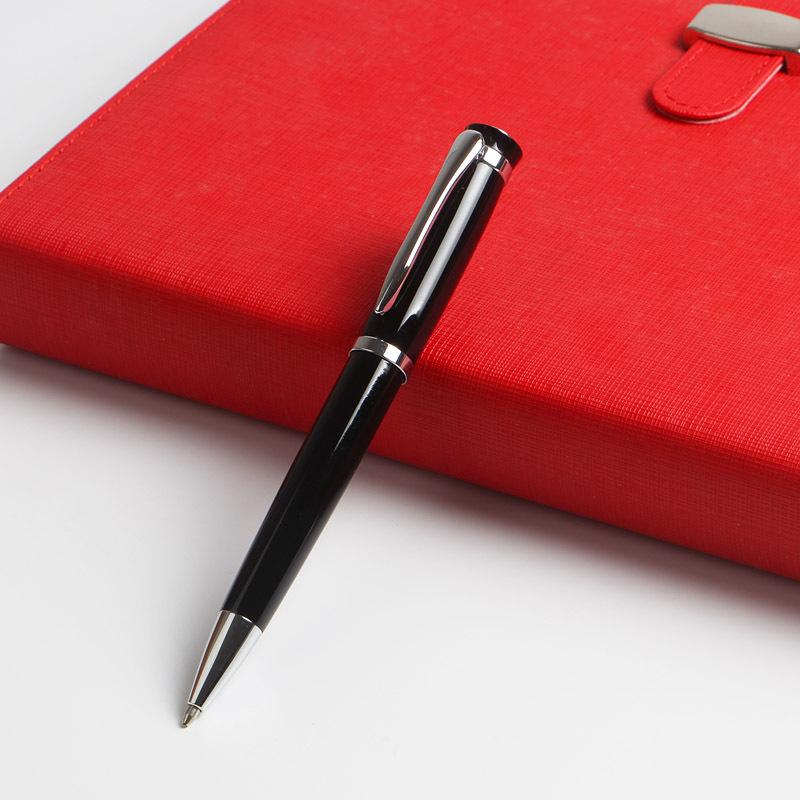 Enterprise Chinese New Year Business Gifts Signature Pen Metal Office Water-Based Pen Advertising Rotating Ballpoint Pen Can Be Designed For Free