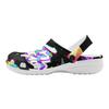 Color Print EVA Beach Clogs Unisex Lightweight Breathable Slip On Garden Shoes Bathroom Pool Home Summer Wear Beach Pool Wear