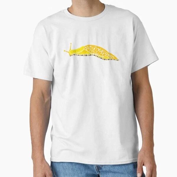 Banana Slug Design Colored Classic TShirt Made In UsaAus TShirt S2xl