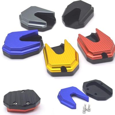 Dla Honda PCX125 PCX150 PCX 125 Podwójna Płytka Podstawki Bocznej ze Stopu Aluminium CNC Rozszerzenie Podstawki Bocznej Powiększone Rozszerzenie