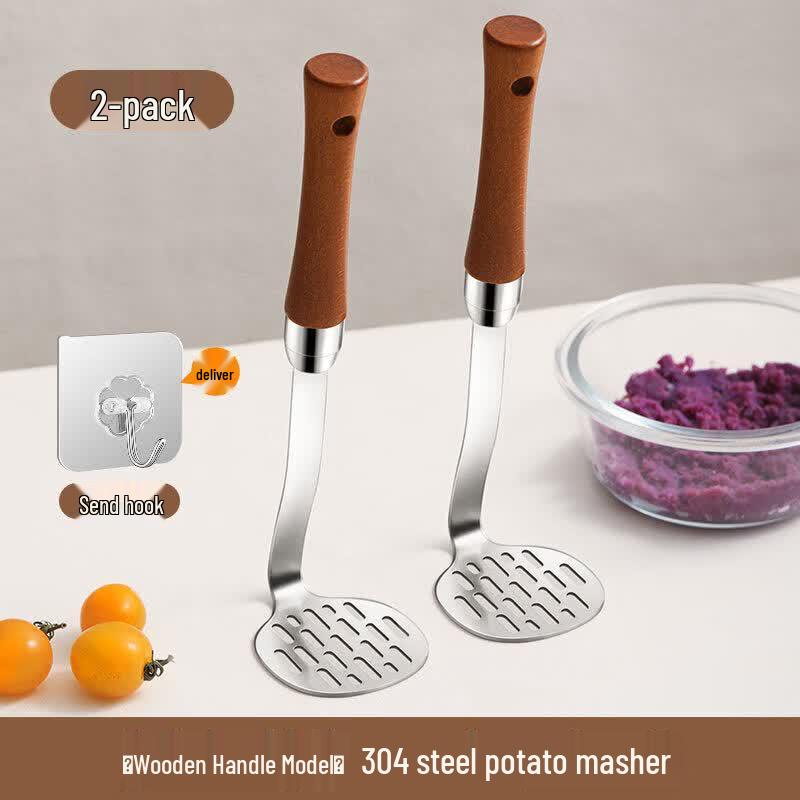 Food-Grade Stainless Steel Potato Masher