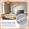 Foldable Mini USB Light, 3-Level White Brightness, Portable Reading Lamp for Home Office